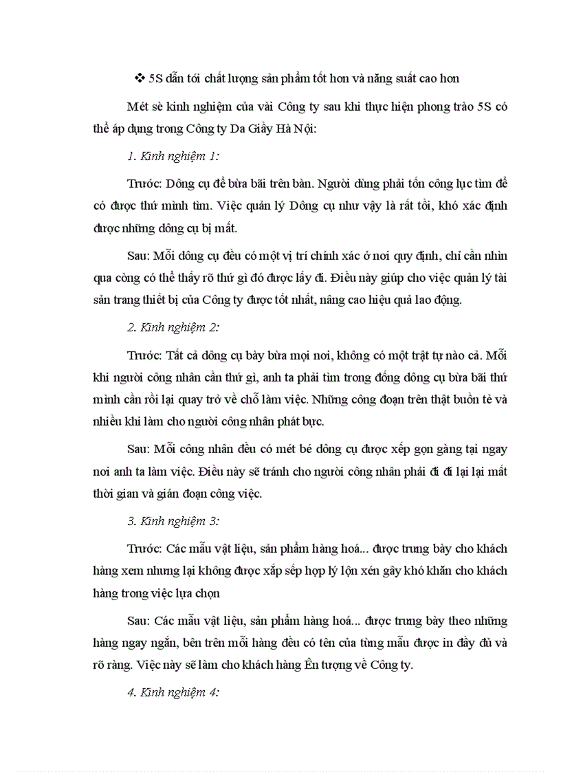 image for page Yếu tố con người trong quản lý chất lượng tại Công ty Da Giầy Hà Nội