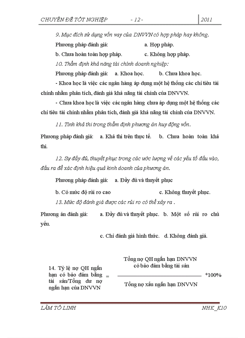 image for page Nâng cao chất lượng thẩm định tín dụng ngắn hạn đối với doanh nghiệp vừa và nhỏ tại SGD NHTMCP Việt Nam chi nhánh Ngô Quyền 1