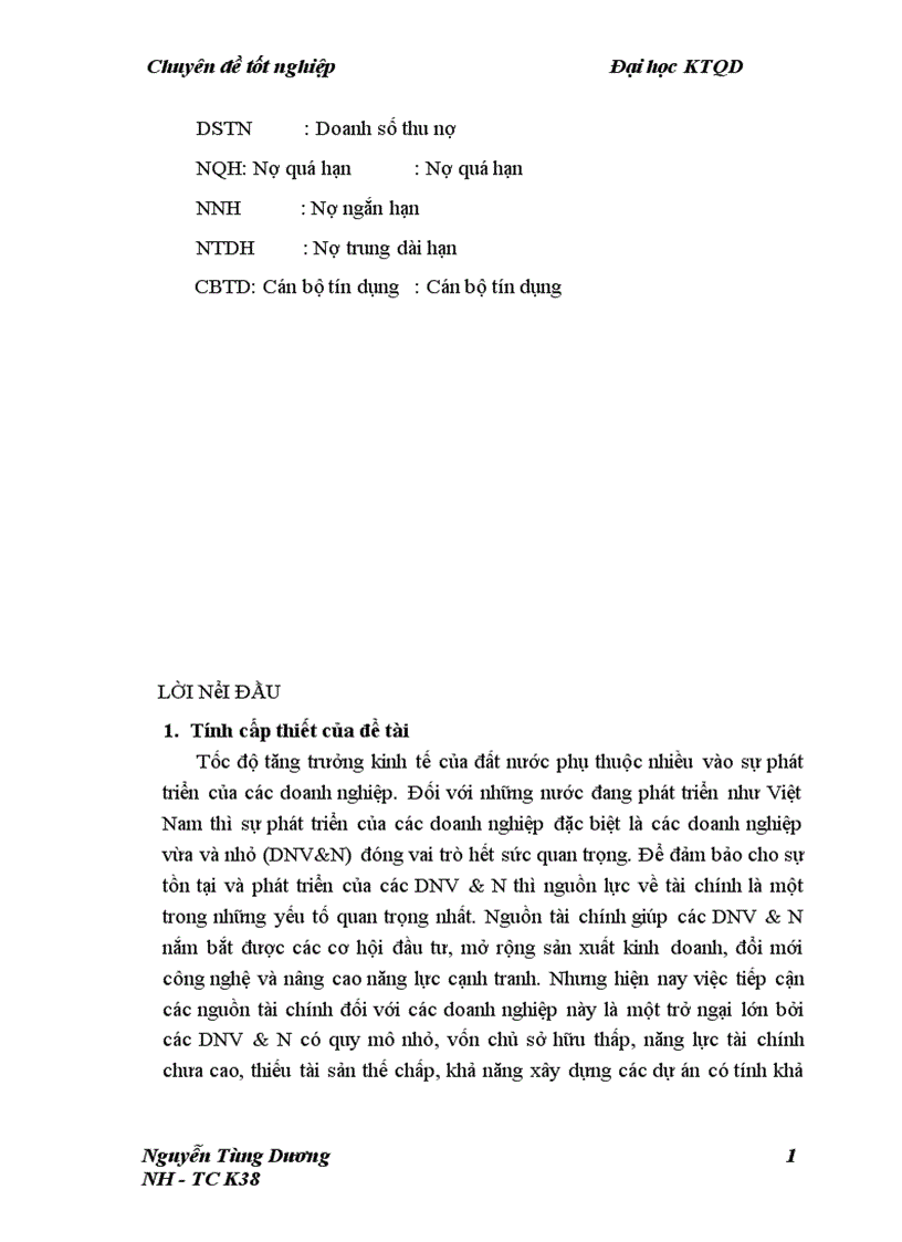 image for page Giải pháp nâng cao hiệu quả hoạt động tín dụng Ngân hàng đối với doanh nghiệp vừa và nhỏ tại Ngân hàng TMCP Ngoại Thương Việt Nam Sở Giao Dịch