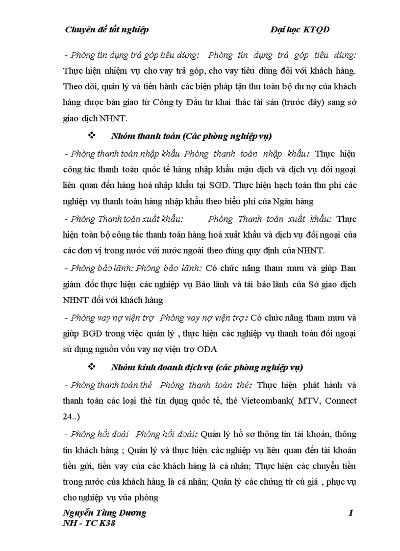 image for page Giải pháp nâng cao hiệu quả hoạt động tín dụng Ngân hàng đối với doanh nghiệp vừa và nhỏ tại Ngân hàng TMCP Ngoại Thương Việt Nam Sở Giao Dịch