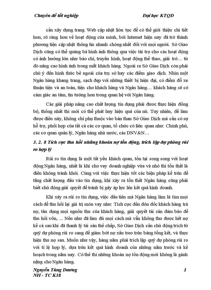 image for page Giải pháp nâng cao hiệu quả hoạt động tín dụng Ngân hàng đối với doanh nghiệp vừa và nhỏ tại Ngân hàng TMCP Ngoại Thương Việt Nam Sở Giao Dịch