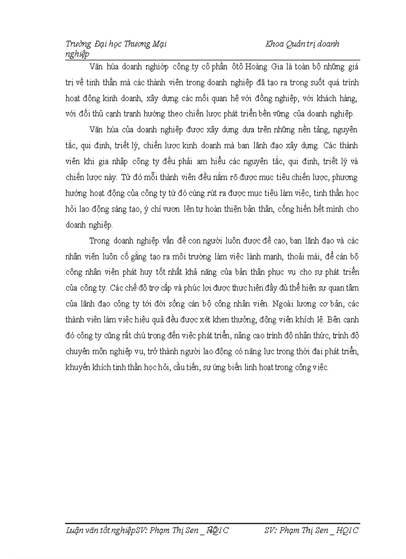 image for page Xây dựng và phát triển văn hóa doanh nghiệp của công ty cổ phần ô tô Hoàng Gia 1