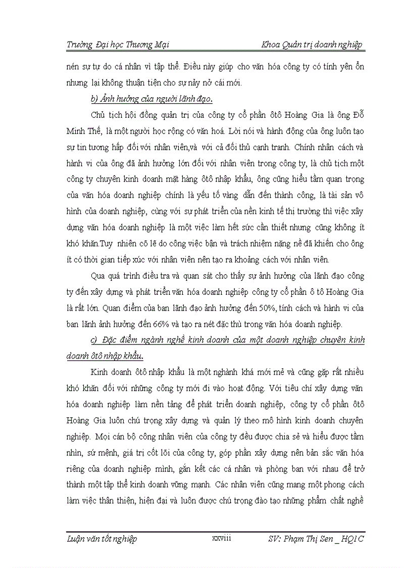 image for page Xây dựng và phát triển văn hóa doanh nghiệp của công ty cổ phần ô tô Hoàng Gia 1