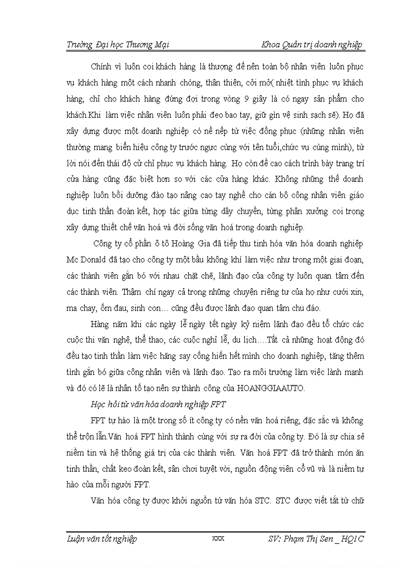 image for page Xây dựng và phát triển văn hóa doanh nghiệp của công ty cổ phần ô tô Hoàng Gia 1