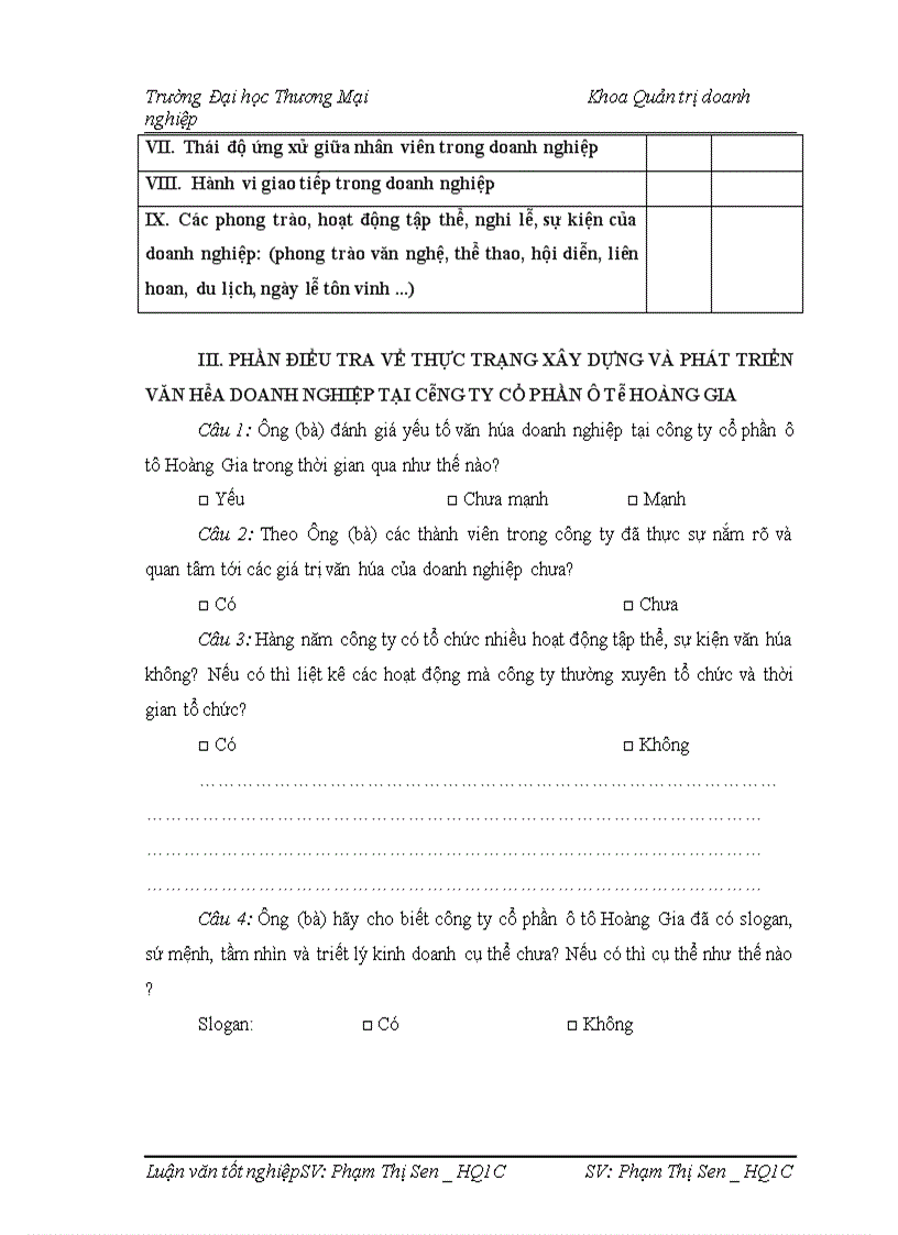 image for page Xây dựng và phát triển văn hóa doanh nghiệp của công ty cổ phần ô tô Hoàng Gia 1