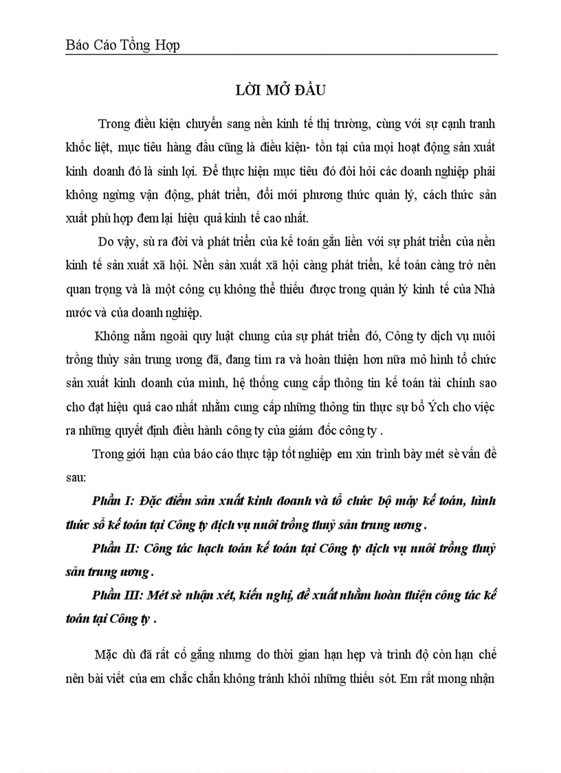 image for page Báo cáo thực tập tổng hợp tại Công ty dịch vụ nuôi trồng thuỷ sản trung ương 1