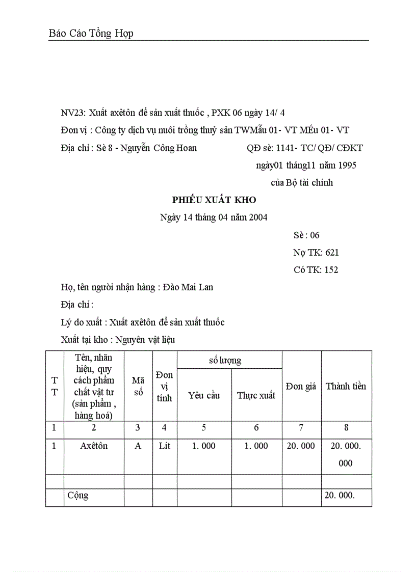 image for page Báo cáo thực tập tổng hợp tại Công ty dịch vụ nuôi trồng thuỷ sản trung ương 1
