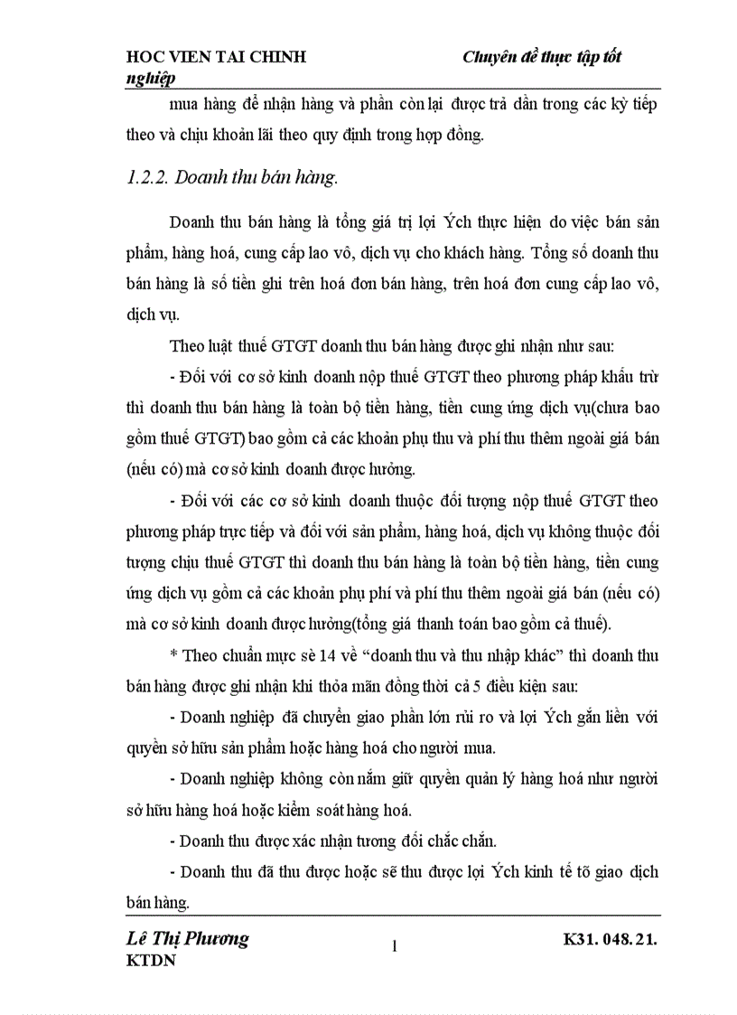 image for page Phương hướng hoàn thiện công tác kế toán bán hàng và xác định kết quả bán hàng tại Công ty cổ phần nông sản Bắc Ninh