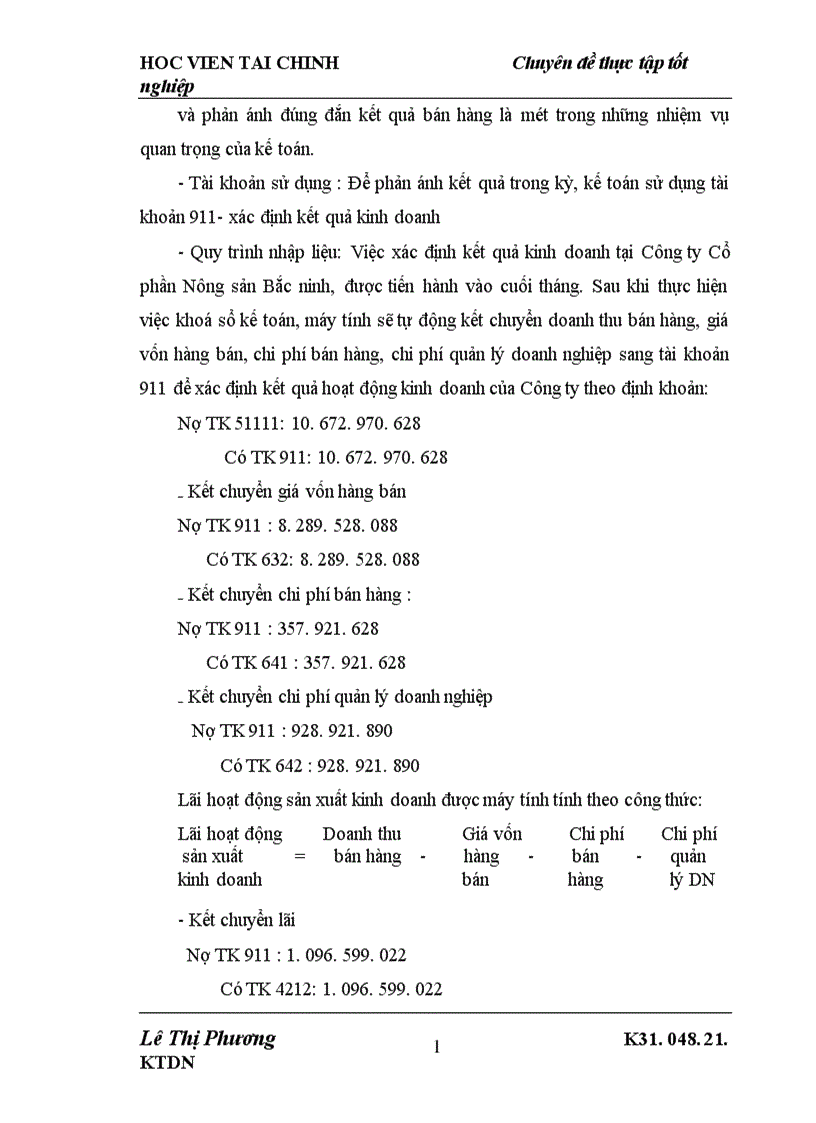 image for page Phương hướng hoàn thiện công tác kế toán bán hàng và xác định kết quả bán hàng tại Công ty cổ phần nông sản Bắc Ninh