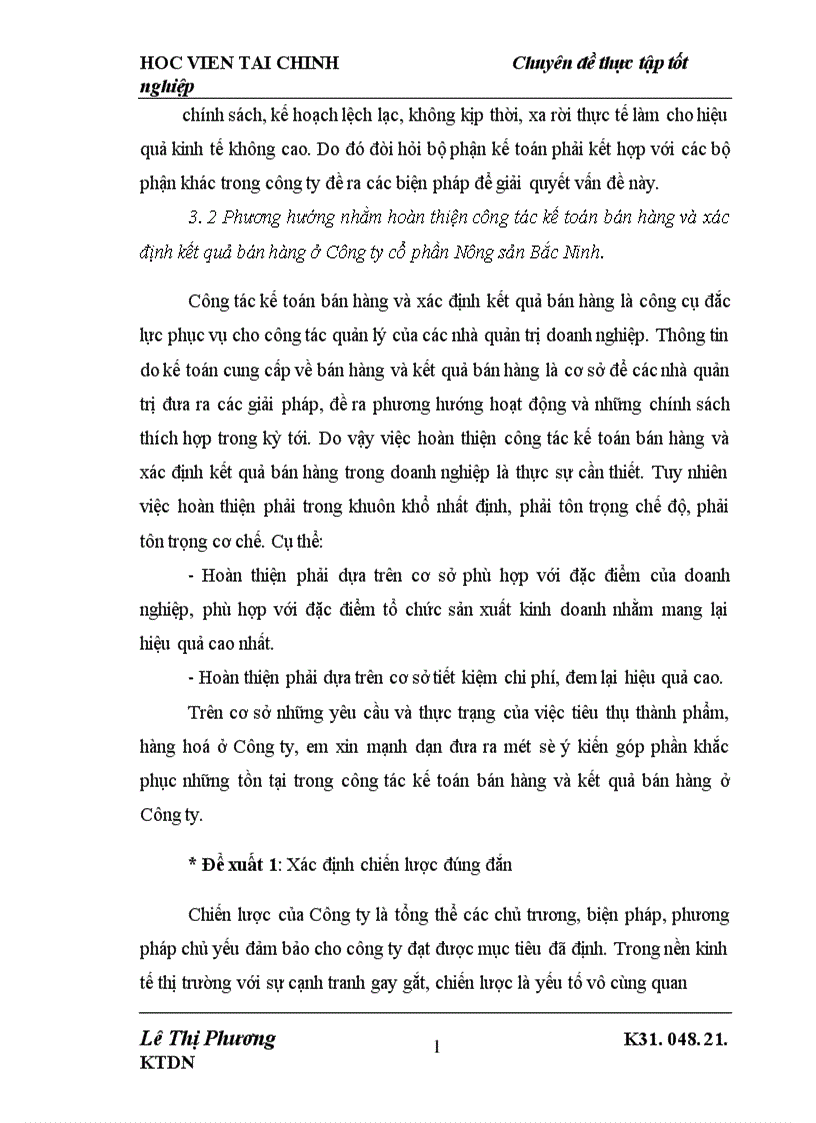 image for page Phương hướng hoàn thiện công tác kế toán bán hàng và xác định kết quả bán hàng tại Công ty cổ phần nông sản Bắc Ninh