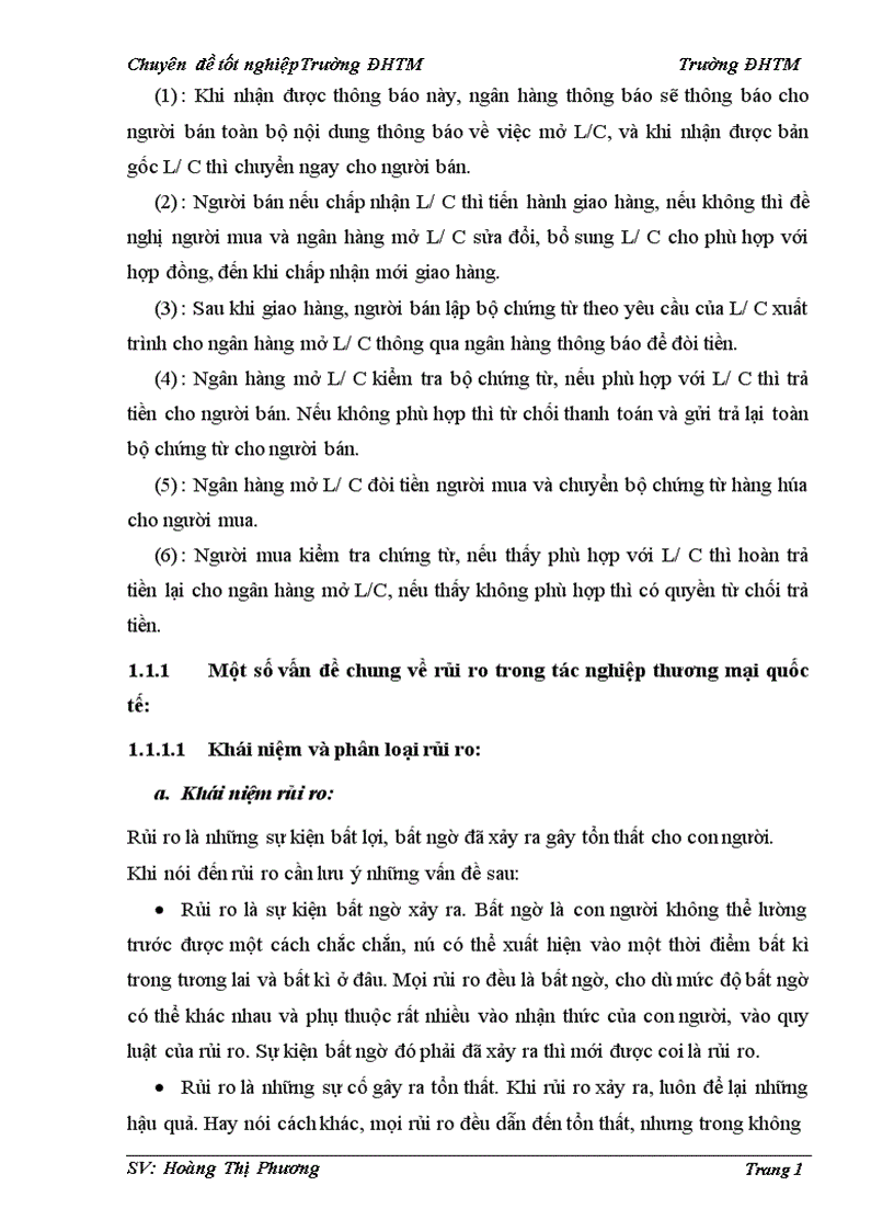 image for page Hạn chế rủi ro trong thanh toán quốc tế theo phương thức tín dụng chứng từ khi nhập khẩu hàng gia dụng từ thị trường Hàn Quốc tại công ty TNHH Vĩnh Ngọc