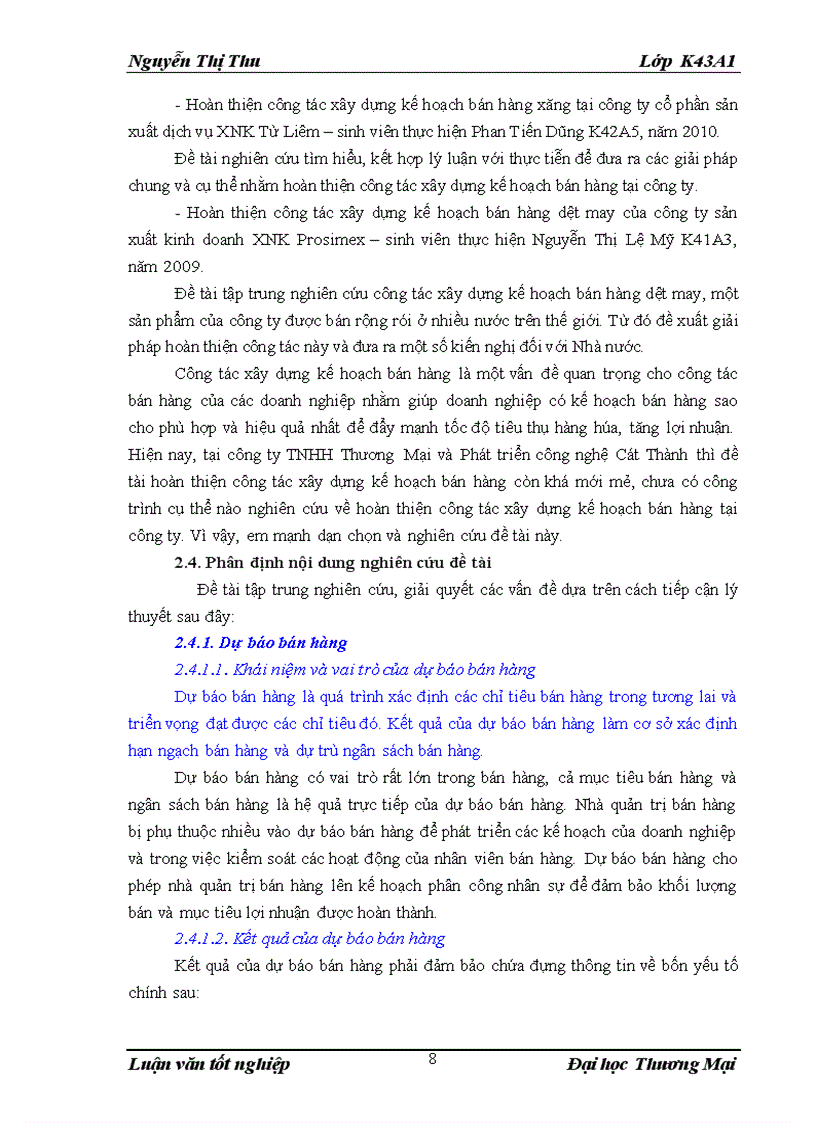 image for page Hoàn thiện công tác xây dựng kế hoạch bán hàng tại công ty TNHH Thương mại và phát triển công nghệ Cát Thành