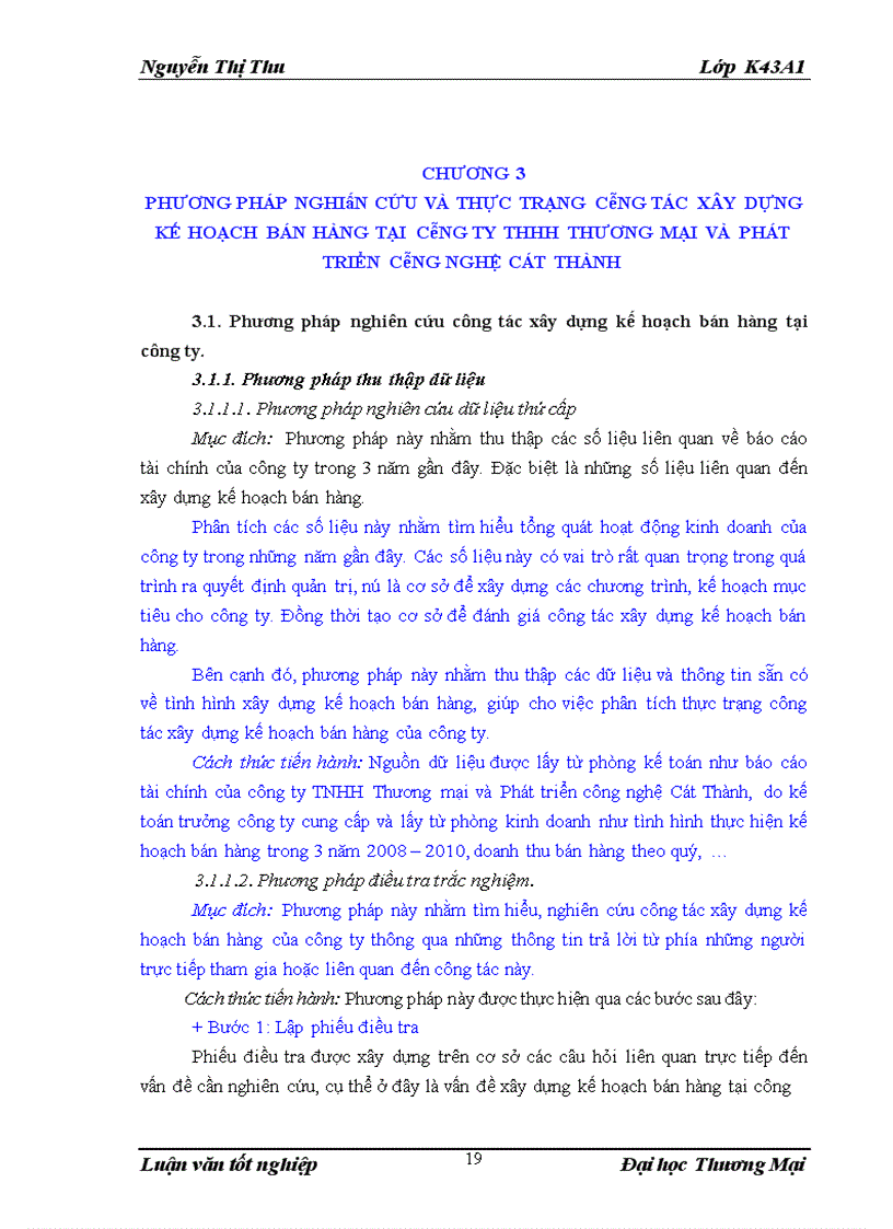 image for page Hoàn thiện công tác xây dựng kế hoạch bán hàng tại công ty TNHH Thương mại và phát triển công nghệ Cát Thành