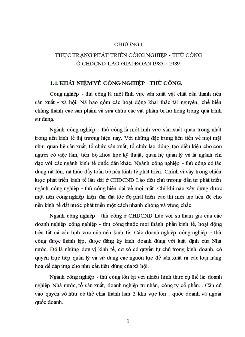 image for page Vận dụng một số phương pháp thống kê để phân tích tình hình phát triển công nghiệp thủ công ở CHDCND Lào giai đoạn 1985 1989 và dự báo giai đoạn 1999 2005 1
