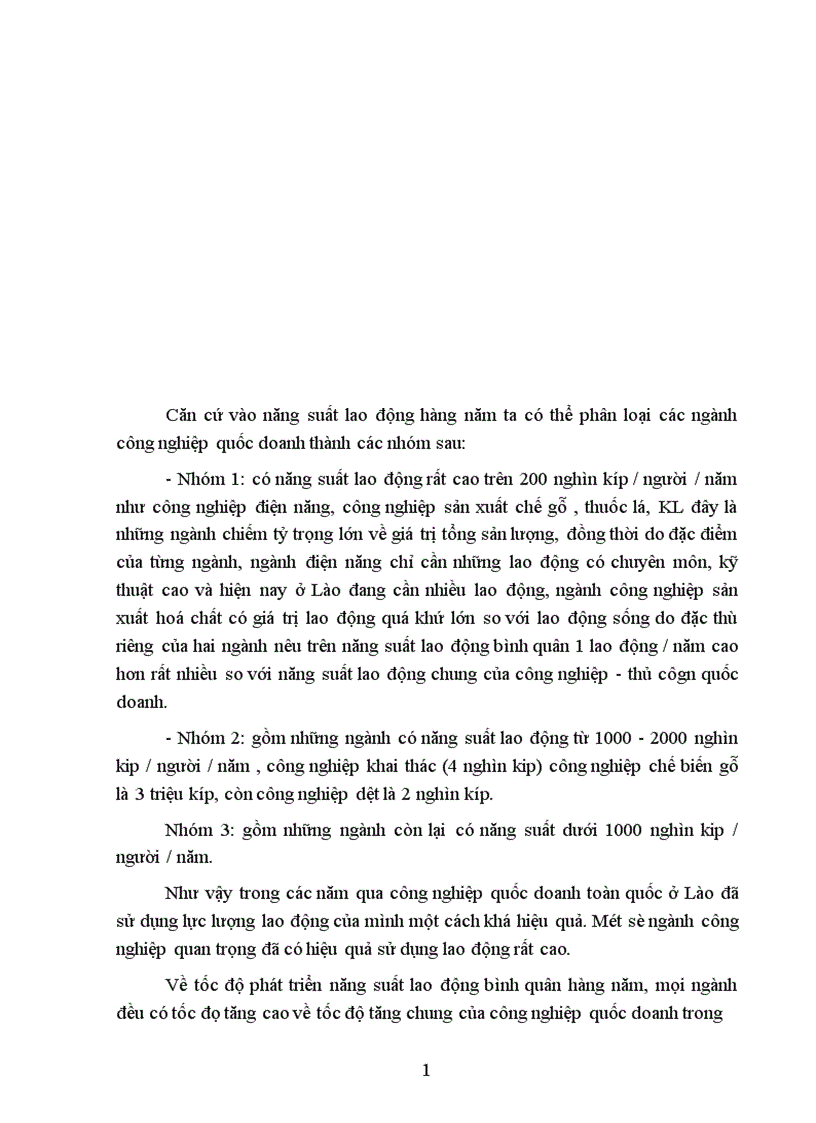 image for page Vận dụng một số phương pháp thống kê để phân tích tình hình phát triển công nghiệp thủ công ở CHDCND Lào giai đoạn 1985 1989 và dự báo giai đoạn 1999 2005 1