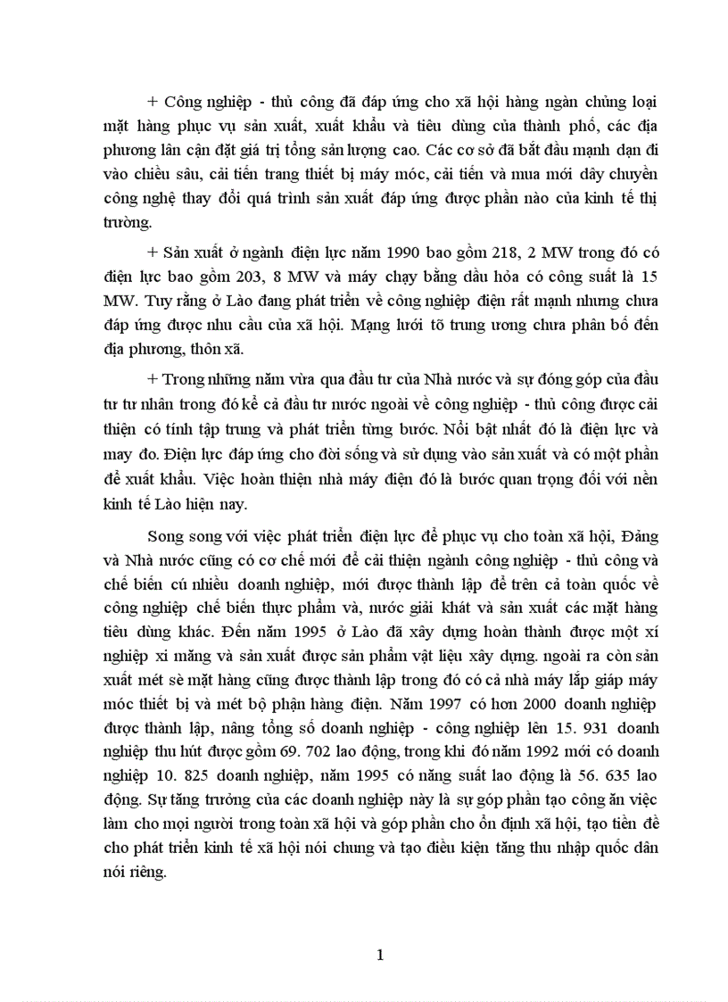image for page Vận dụng một số phương pháp thống kê để phân tích tình hình phát triển công nghiệp thủ công ở CHDCND Lào giai đoạn 1985 1989 và dự báo giai đoạn 1999 2005 1