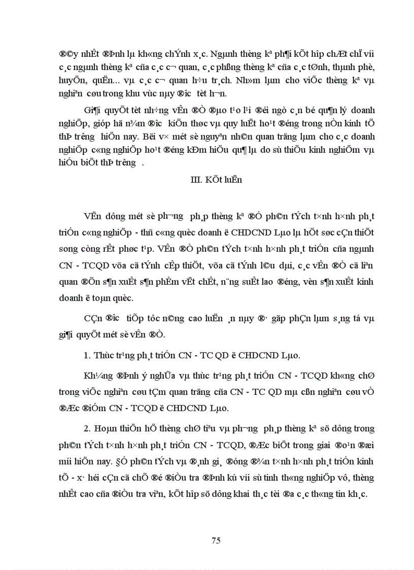 image for page Vận dụng một số phương pháp thống kê để phân tích tình hình phát triển công nghiệp thủ công ở CHDCND Lào giai đoạn 1985 1989 và dự báo giai đoạn 1999 2005 1