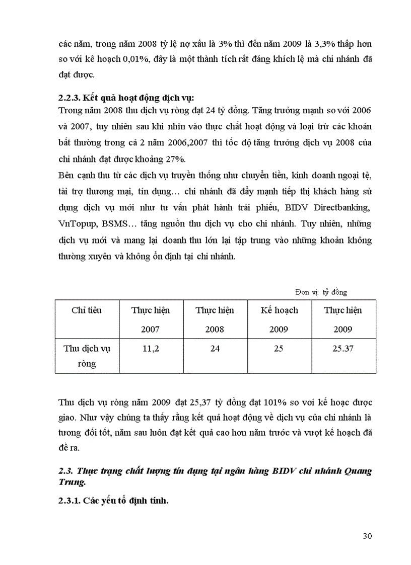 image for page Giải pháp nâng cao chất lượng tín dụng tại Ngân hàng Đầu tư và Phát triển chi nhánh Quang Trung 1