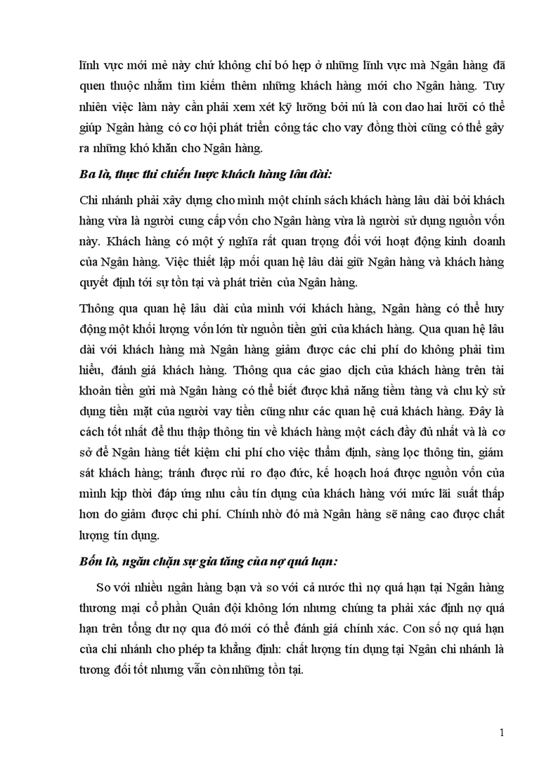 image for page Giải pháp nâng cao chất lượng tín dụng tại Ngân hàng Đầu tư và Phát triển chi nhánh Quang Trung 1