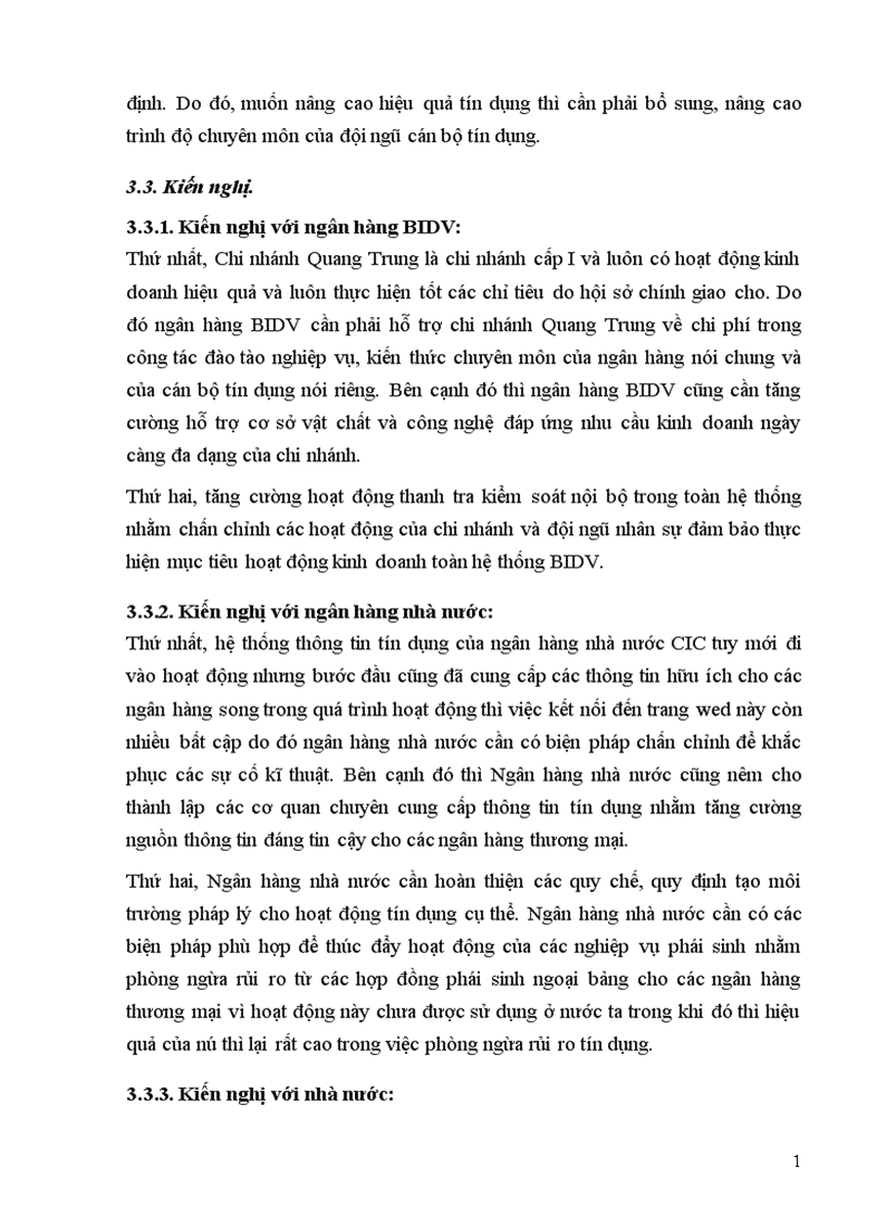 image for page Giải pháp nâng cao chất lượng tín dụng tại Ngân hàng Đầu tư và Phát triển chi nhánh Quang Trung 1