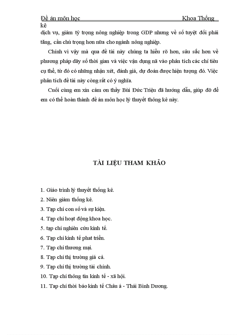 image for page Vận dụng dãy số thời gian với phân tích tổng giá trị sản xuất nông nghiệp của Việt Nam giai đoạn 1990 2002 1