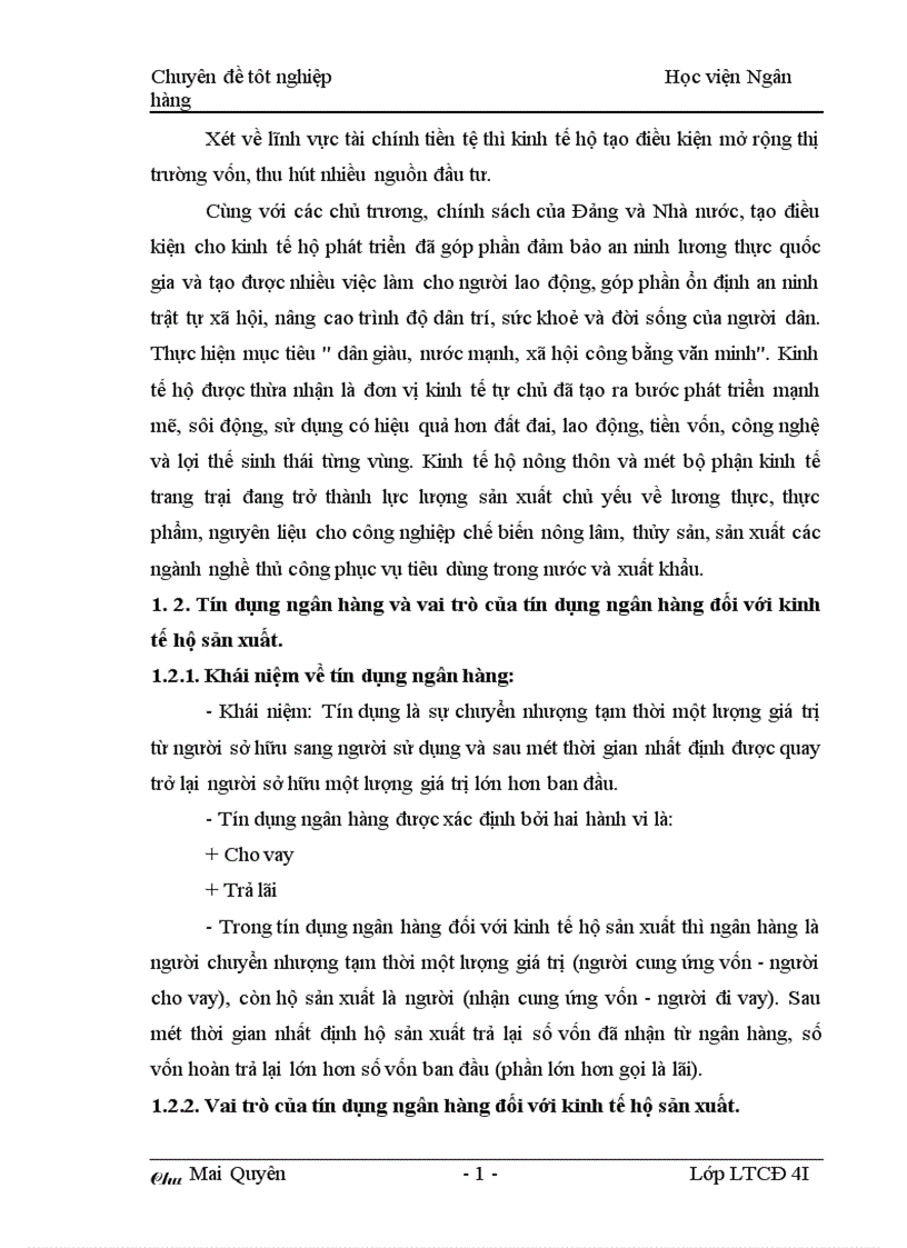 image for page Một số giải pháp nâng cao hiệu quả cho vay đối với hộ sản xuất ở Ngân hàng nông nghiệp huyện Lý Nhân tỉnh Hà Nam