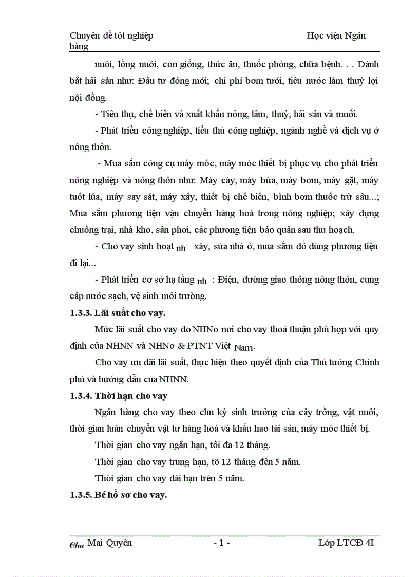 image for page Một số giải pháp nâng cao hiệu quả cho vay đối với hộ sản xuất ở Ngân hàng nông nghiệp huyện Lý Nhân tỉnh Hà Nam