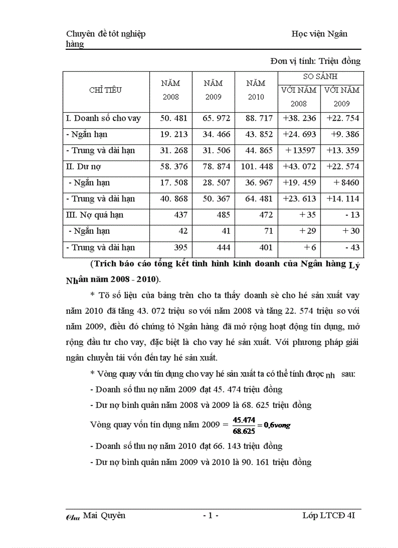 image for page Một số giải pháp nâng cao hiệu quả cho vay đối với hộ sản xuất ở Ngân hàng nông nghiệp huyện Lý Nhân tỉnh Hà Nam