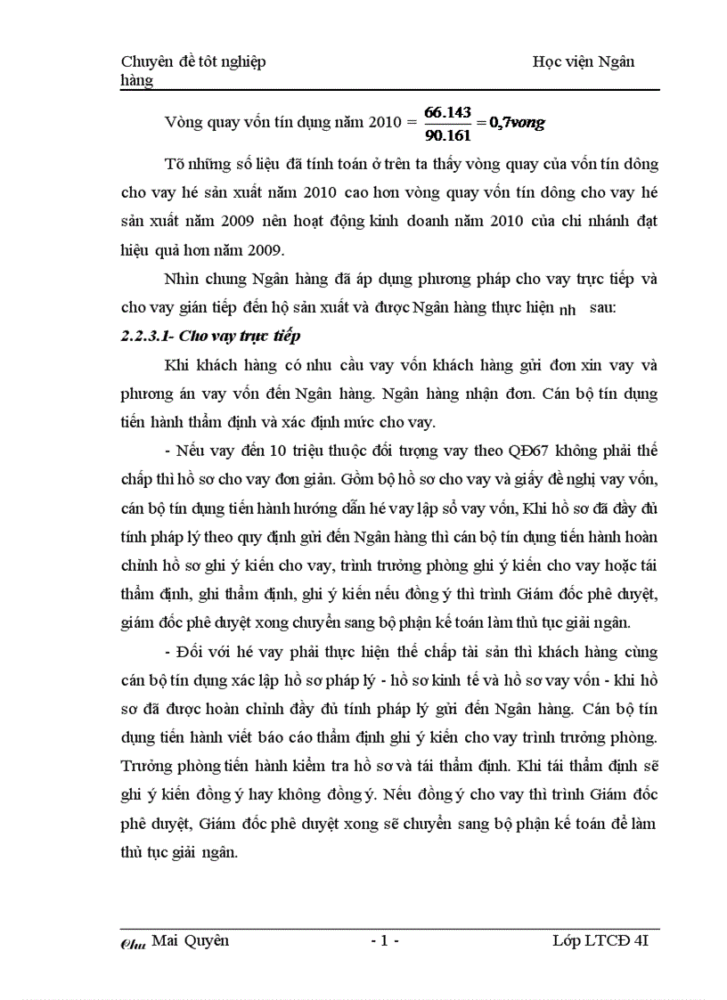 image for page Một số giải pháp nâng cao hiệu quả cho vay đối với hộ sản xuất ở Ngân hàng nông nghiệp huyện Lý Nhân tỉnh Hà Nam