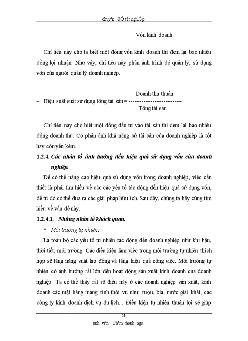 image for page Nâng cao hiệu quả sử dụngvốn tại công ty TNHH Thương Mại Minh Tuấn