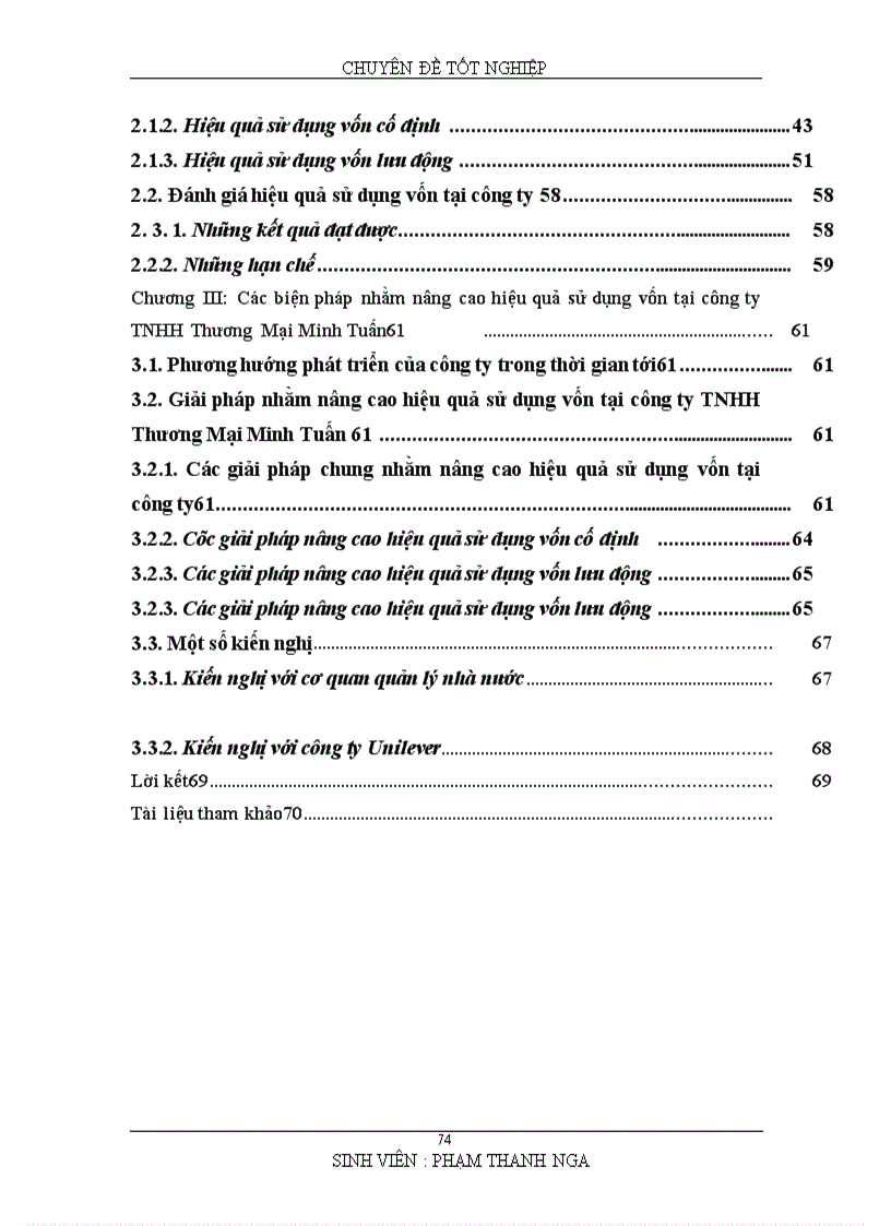 image for page Nâng cao hiệu quả sử dụngvốn tại công ty TNHH Thương Mại Minh Tuấn