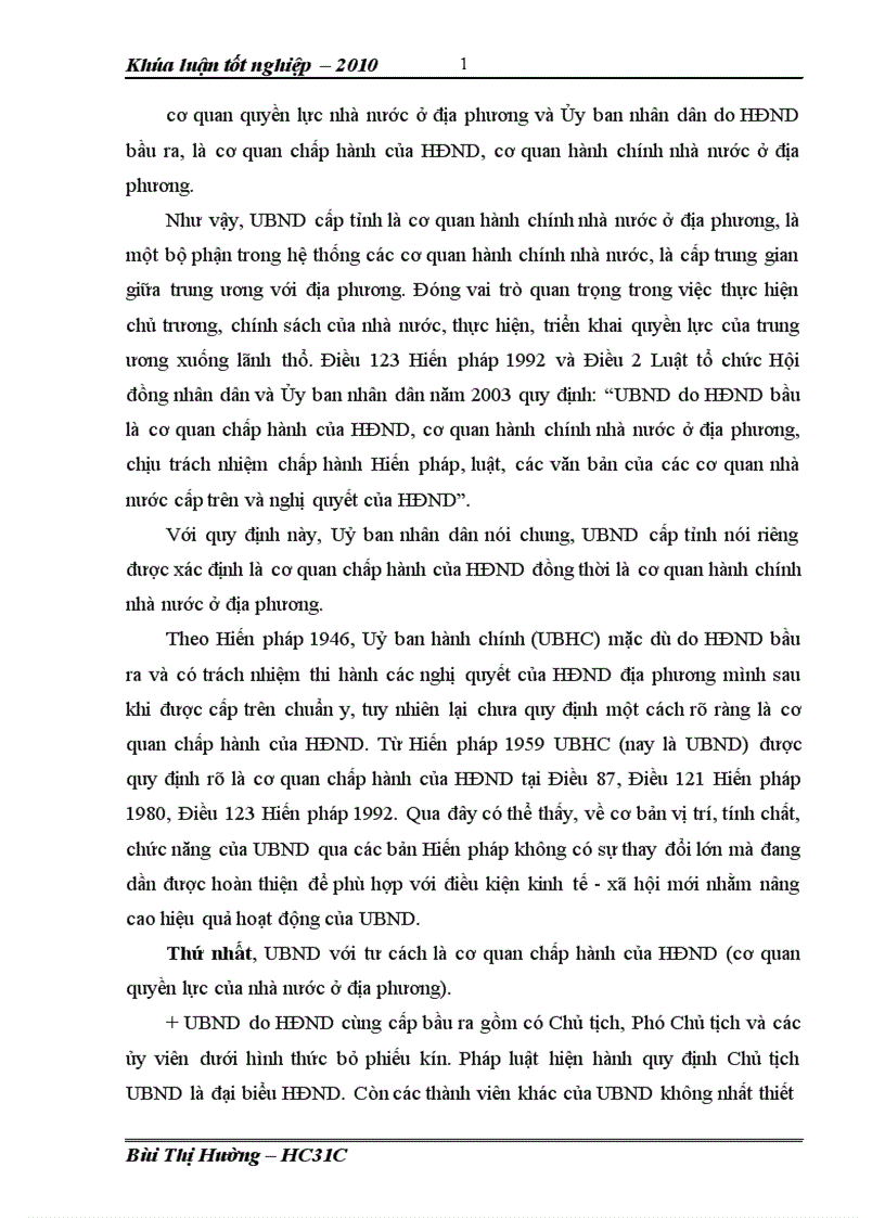 image for page Tổ chức và hoạt động của Uỷ ban nhân dân tỉnh theo pháp luật hiện hành