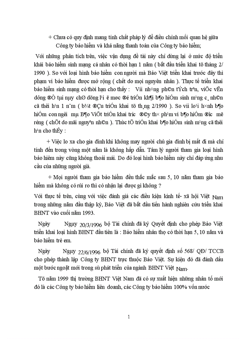 image for page Vấn đề hủy hợp đồng BHNT và các biện pháp hạn chế tình trạng hủy hợp đồng tại Công ty Bảo Việt Nhân thọ Hà Nội 1