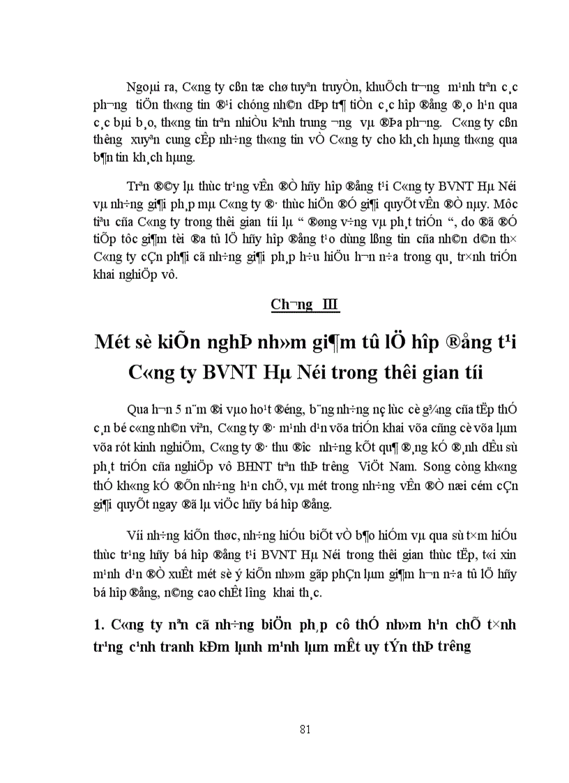 image for page Vấn đề hủy hợp đồng BHNT và các biện pháp hạn chế tình trạng hủy hợp đồng tại Công ty Bảo Việt Nhân thọ Hà Nội 1