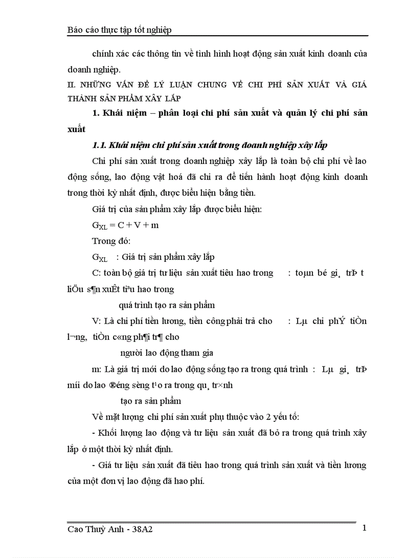 image for page Kế toán chi phí sản xuất và tính giá thành sản phẩm ở Xí nghiệp xây dựng Binh đoàn 11 1