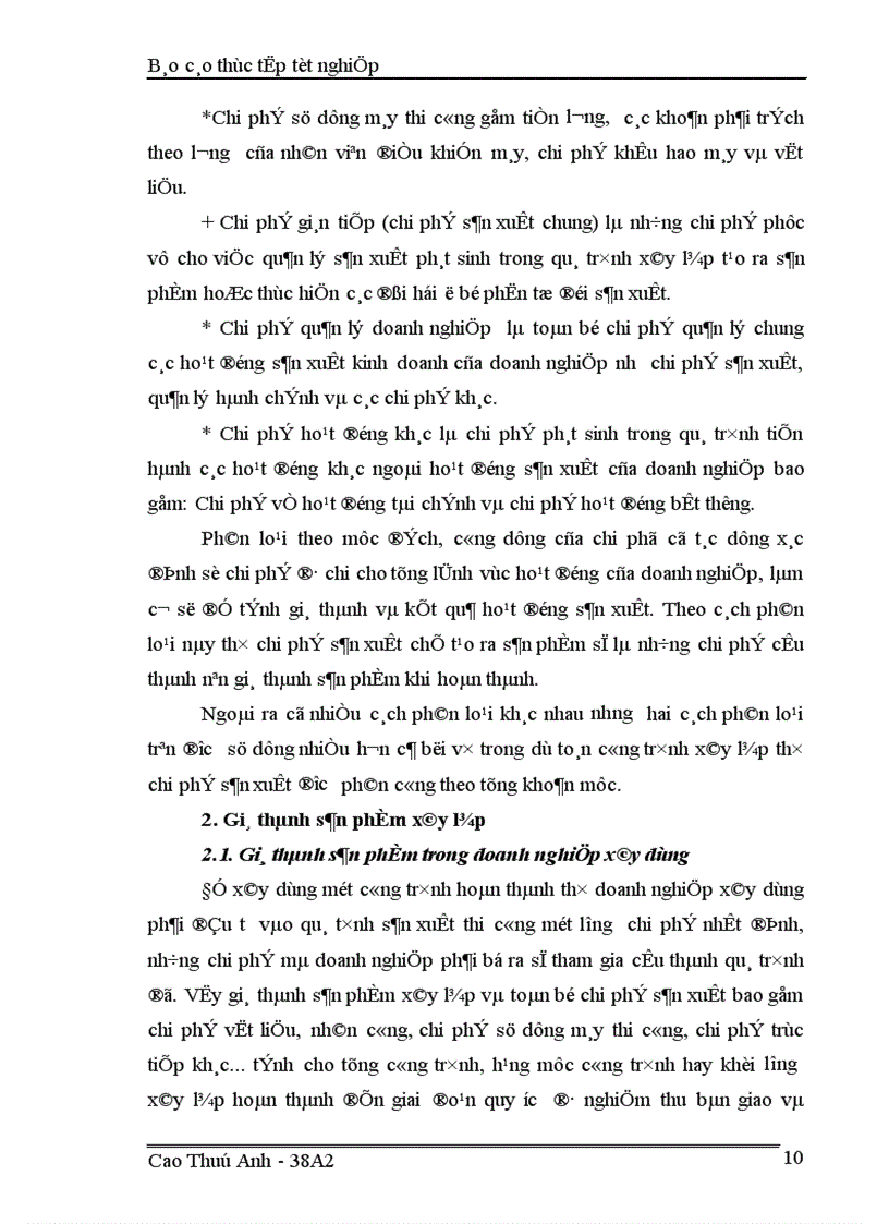 image for page Kế toán chi phí sản xuất và tính giá thành sản phẩm ở Xí nghiệp xây dựng Binh đoàn 11 1