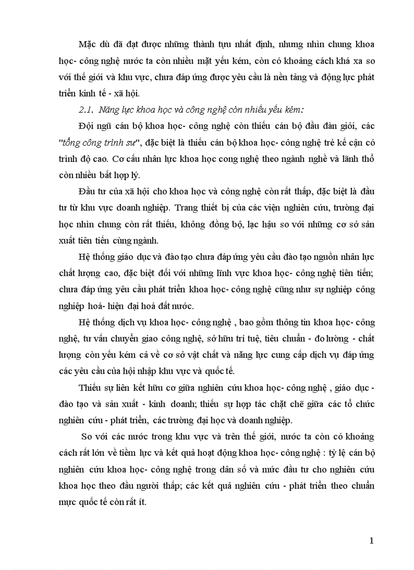 image for page Khoa học công nghệ trong quá trình công nghiệp hoá hiện đại hoá ở nước ta hiện nay