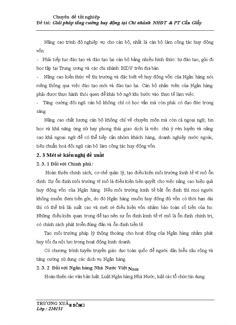 image for page Giải pháp tăng cường huy động vốn tại Chi nhánh Ngân hàng Đầu tư và Phát triển Cầu Giấy 1