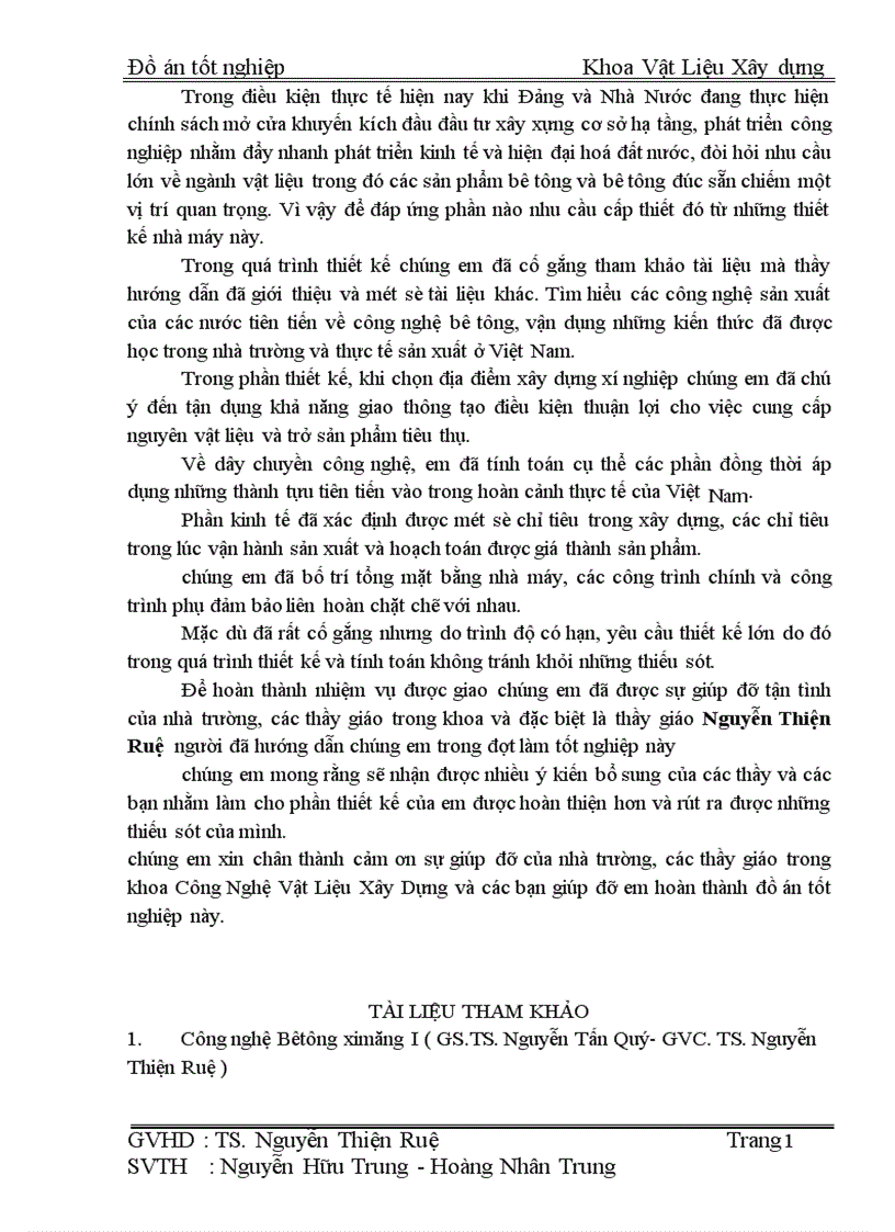 image for page Thiết kế tốt nghiệp nhà máy bêtông 1
