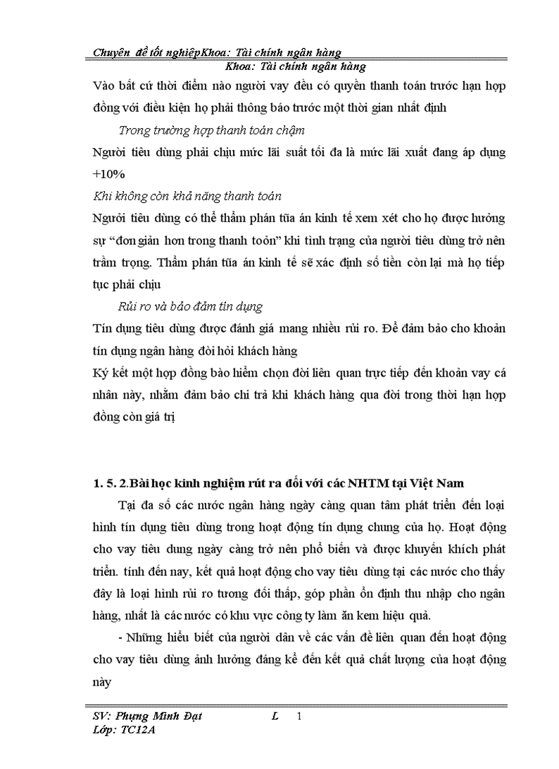image for page Phát triển hoạt động cho vay tiêu dùng tại Ngân hàng thương mại cổ phần công thương Vietinbank chi nhánh sông nhuê Hà Nội