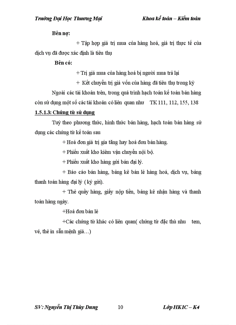 image for page Kế toán bán hàng mặt hàng chăn bông tại công ty cổ phần may sông Hồng Nam Định 1