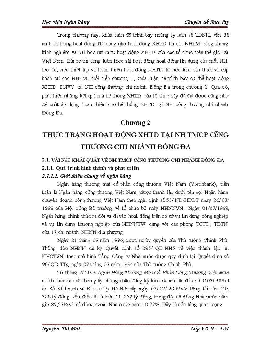 image for page Giải pháp hoàn thiện công tác Xếp hạng tín dụng doanh nghiệp vay vốn tại Chi nhánh Ngân hàng TMCP công thương Đống Đa 1