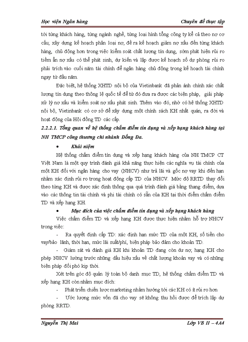 image for page Giải pháp hoàn thiện công tác Xếp hạng tín dụng doanh nghiệp vay vốn tại Chi nhánh Ngân hàng TMCP công thương Đống Đa 1