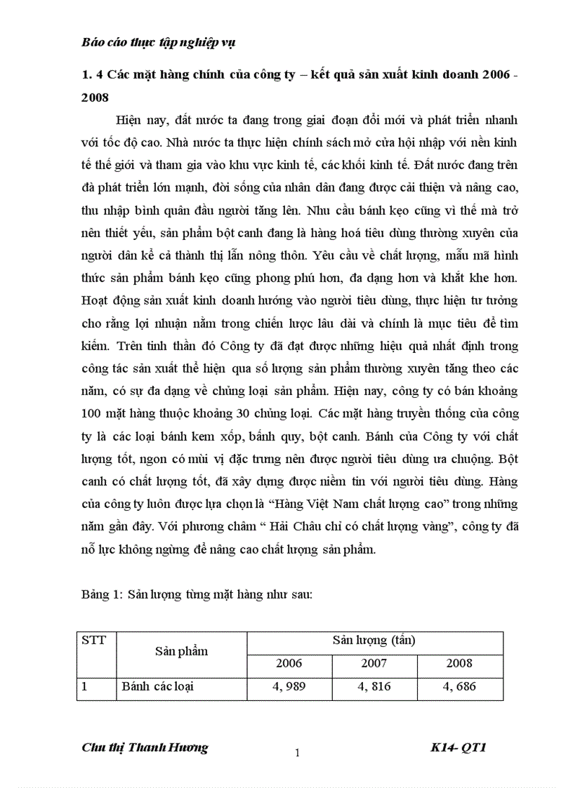 image for page Báo cáo thực tập tổng hợp tại công ty cổ phần bánh kẹo Hải Châu