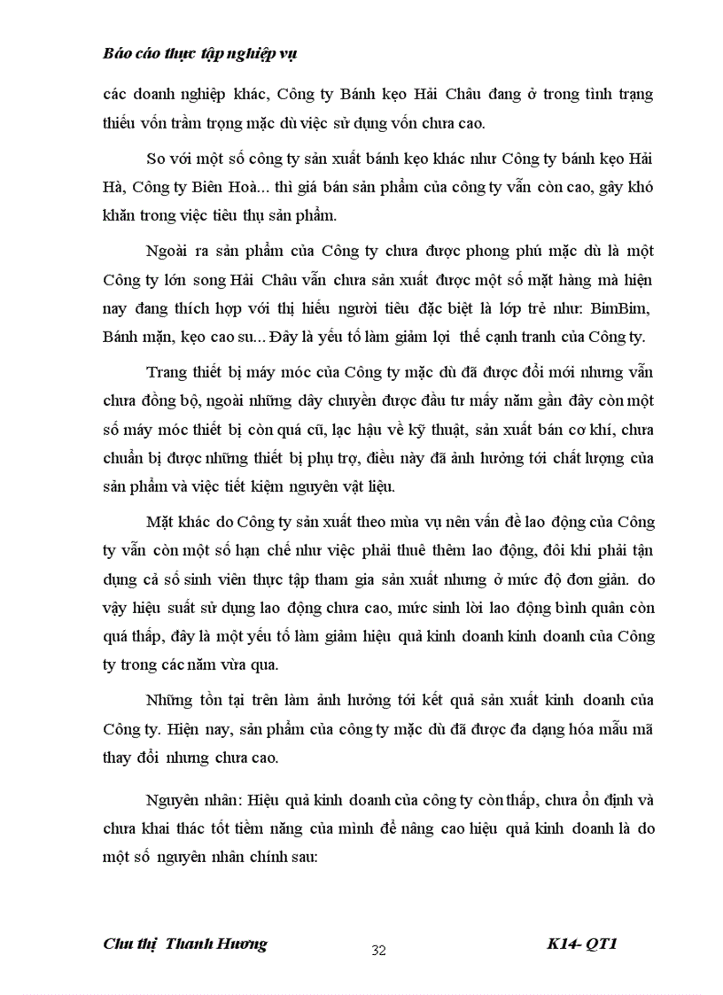 image for page Báo cáo thực tập tổng hợp tại công ty cổ phần bánh kẹo Hải Châu