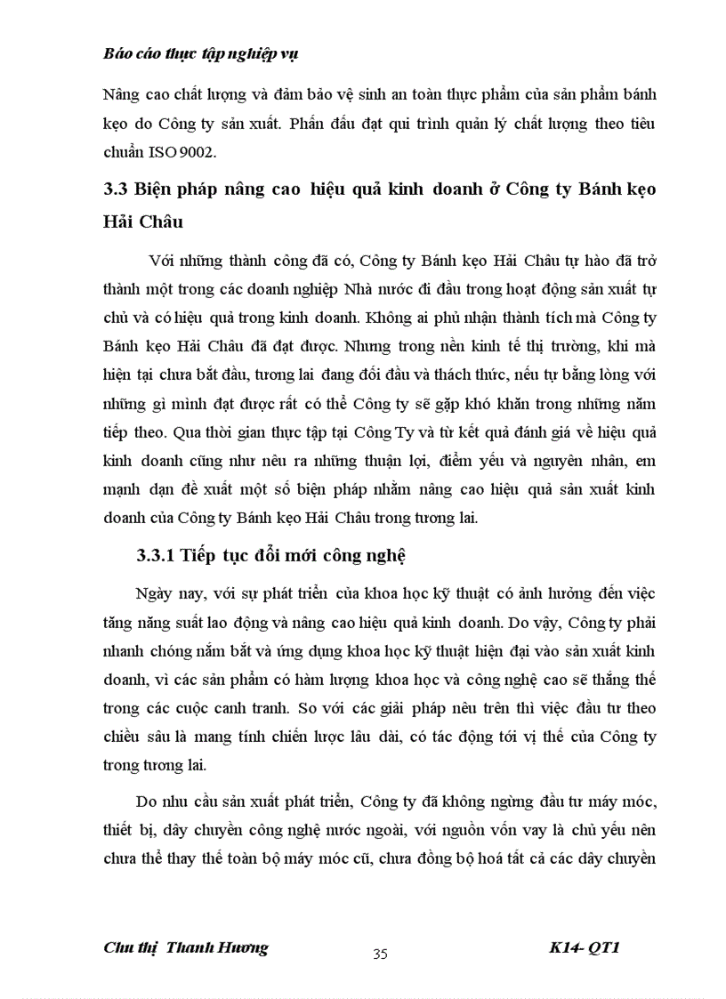 image for page Báo cáo thực tập tổng hợp tại công ty cổ phần bánh kẹo Hải Châu