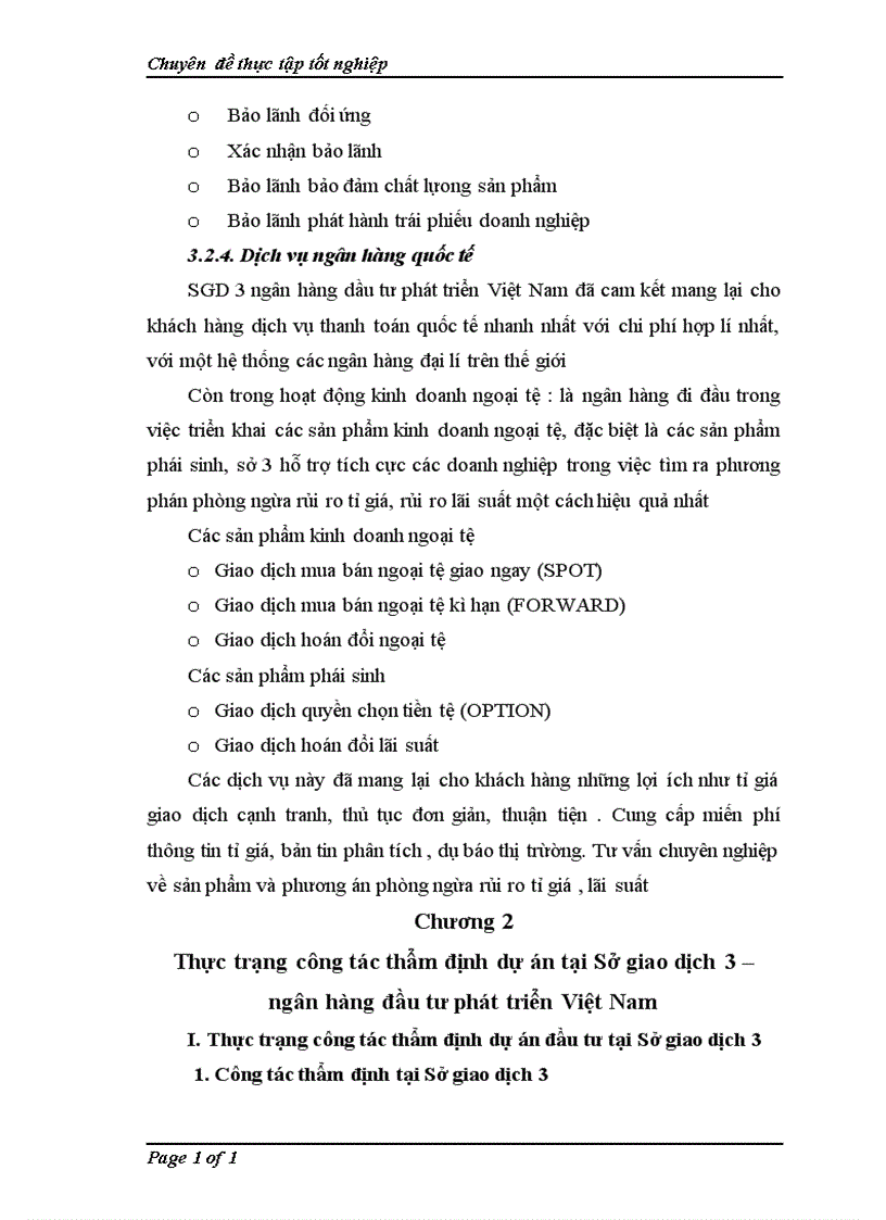 image for page Thẩm định dự án tại sở giao dịch 3 ngân hàng đầu tư và phát triển Việt Nam Thực trạng và giải pháp 1