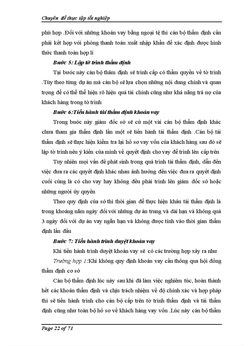 image for page Thẩm định dự án tại sở giao dịch 3 ngân hàng đầu tư và phát triển Việt Nam Thực trạng và giải pháp 1