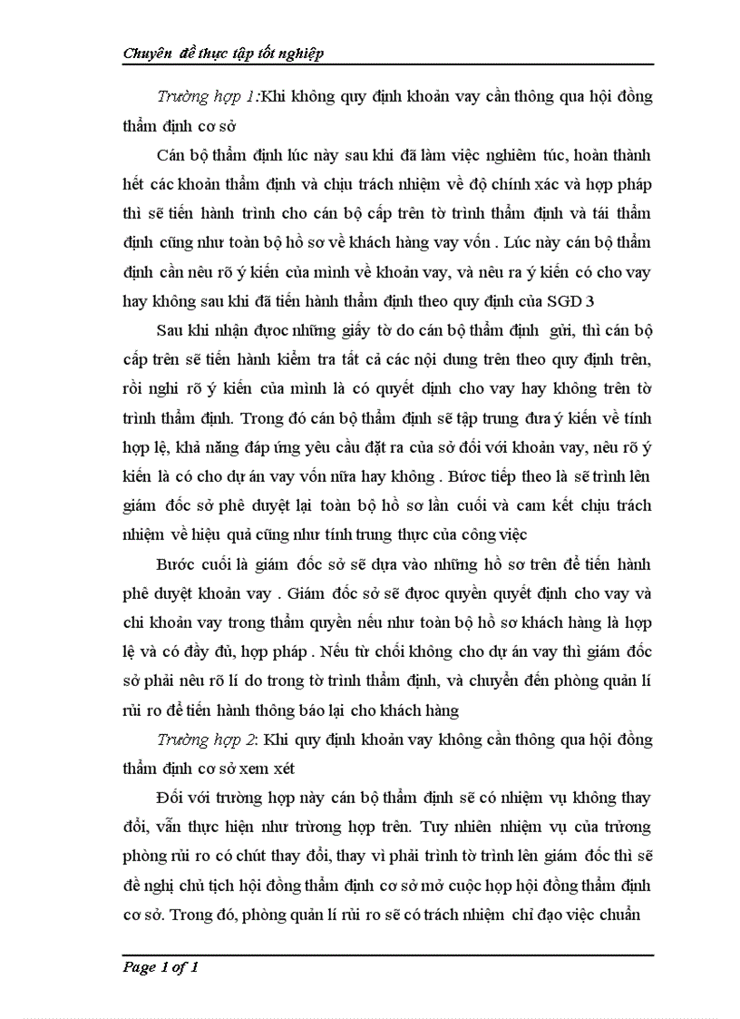 image for page Thẩm định dự án tại sở giao dịch 3 ngân hàng đầu tư và phát triển Việt Nam Thực trạng và giải pháp 1