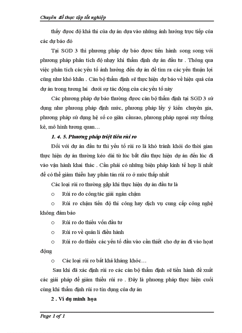 image for page Thẩm định dự án tại sở giao dịch 3 ngân hàng đầu tư và phát triển Việt Nam Thực trạng và giải pháp 1